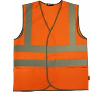 Сигнальный жилет Brodeks модель-2, оранжевый, размер XL MOD2ORRXL