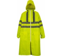 Сигнальный плащ-дождевик Brodeks, желтый, размер L MOD8YERL