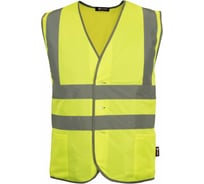 Сигнальный жилет Brodeks модель-3 пуговицы, желтый, размер 3XL MOD3YER3XL