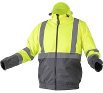Светоотражающая летняя куртка HOEGERT TECHNIK NIMS, желтая, р.XL HT5K246-XL