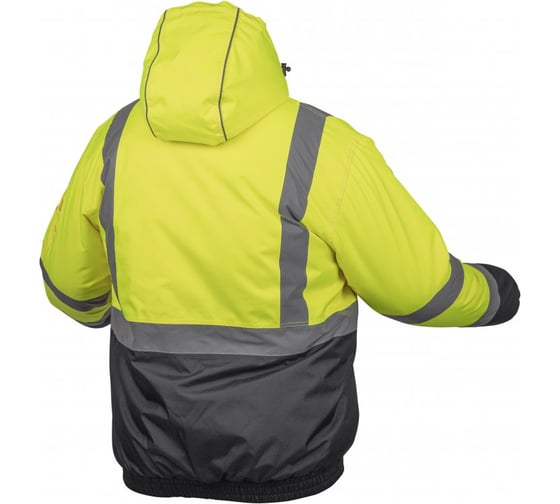 Светоотражающая куртка HOEGERT TECHNIK OKER, желтая, р.XL HT5K244-XL