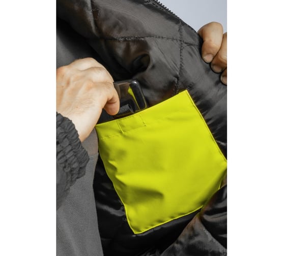 Светоотражающая куртка HOEGERT TECHNIK OKER, желтая, р.XL HT5K244-XL