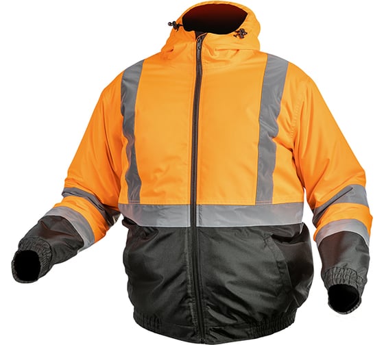 Светоотражающая куртка HOEGERT TECHNIK OKER, оранжевая, р.XL HT5K331-XL 1