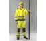 Куртка сигнальная SOFTSHELL с капюшоном HOEGERT TECHNIK ARGEN желтая 2XL (56) HT5K257-2XL 3