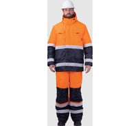 Костюм ГК Спецобъединение БРАЙТ зимний, Со - 3-й класс защиты, Тнв - 2-й класс защиты, флуоресцентн Кос 763/136/182