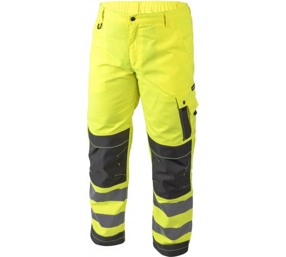 Светоотражающие штаны HOEGERT TECHNIK WERSE желтые, р. 2XL HT5K364-2XL