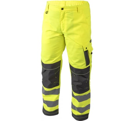Светоотражающие штаны HOEGERT TECHNIK WERSE желтые, р. XL HT5K364-XL