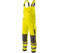 Светоотражающий полукомбинезон HOEGERT TECHNIK WERSE желтый, XL HT5K367-XL