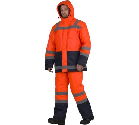 Костюм рабочий FORT Скандин-Дорожный утепленный, куртка+полукомбинезон 52-54/170-176 00501452690