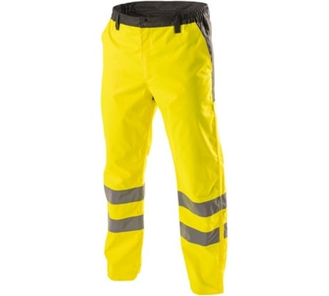 Непромокаемые светоотражающие штаны HOEGERT TECHNIK ABENS желтые, р. 2XL HT5K344-2XL