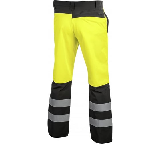Светоотражающие штаны HOEGERT TECHNIK TRAUN Softshell желтые, р. M HT5K337-M