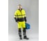 Светоотражающие штаны HOEGERT TECHNIK TRAUN Softshell желтые, р. M HT5K337-M 5