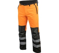 Светоотражающие штаны HOEGERT TECHNIK TRAUN Softshell оранжевые, р. S HT5K338-S