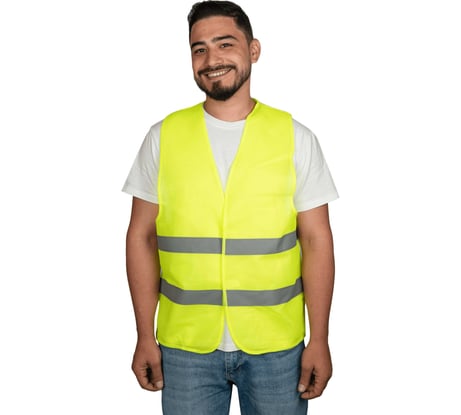 Сигнальный жилет Samgrupp лимонный, р.54-56 SAMC-022100002