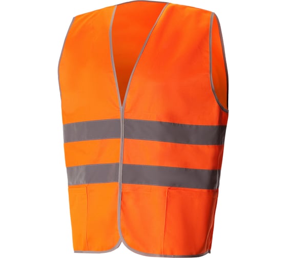 Жилет СОЮЗСПЕЦОДЕЖДА СПЕКТРОТЕК сигнальный на липучке оранжевый, 56-66 (2XL-4XL) 4610358340749 1