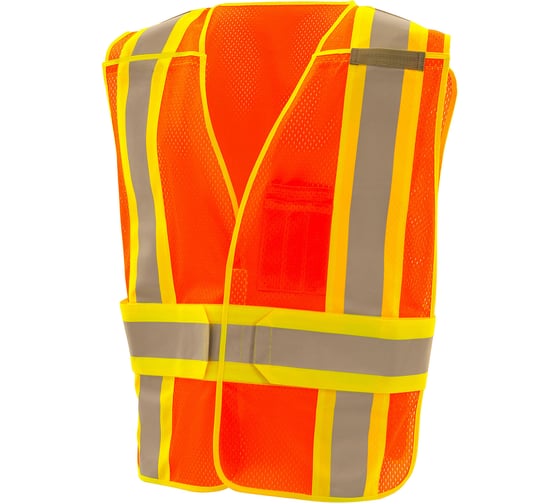 Жилет СОЮЗСПЕЦОДЕЖДА СПЕКТРОТЕК сигнальный на липучке оранжевый, 44-54 (M-XL) 4610358340732 1