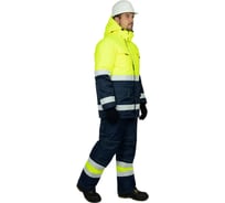 Костюм ГК Спецобъединение БРАЙТ зимний, Со - 3-й класс защиты, Тн - 2-й класс защиты, флуоресцентный желтый-синий (80-84, 158-164), компл, Кос 770/80/158