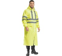 Плащ ГК Спецобъединение EXTRA-VISION WPL влагозащитный, флуоресцентный желтый (144-148, 194-200), шт, Плащ 101/144/194