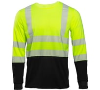 Футболка сигнальная c длинным рукавом HOEGERT TECHNIK LUM желтая 3XL (58) HT5K956-3XL