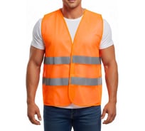 Сигнальный светоотражающий жилет Partex оранжевый, 2XL, Эконом НФ-0001863