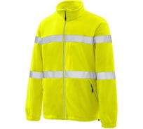 Куртка флисовая СОЮЗСПЕЦОДЕЖДА ЮНИОНВОРКВЕАР Хай-Вис (UNIONWORKWEAR Hi-Vis) со световозвращающими полосами, желтая, 48-50 (L) 2000873842729