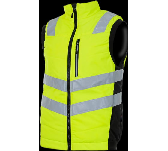 Утепленный жилет Brodeks KW 111, желтый/черный, S KW111YELLOWS