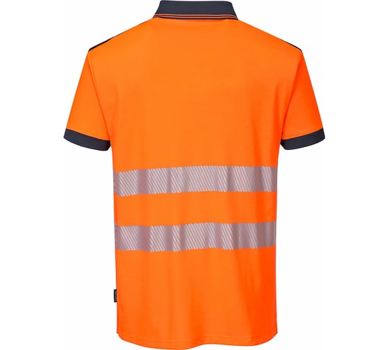 Светоотражающая рубашка-поло PORTWEST PW3 S/S T180ONRM