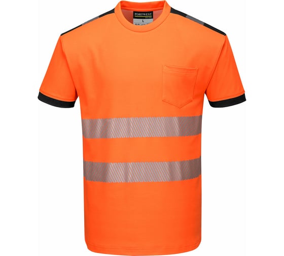 Светоотражающая футболка PORTWEST PW3 S/S T181OBRM 1