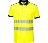 Светоотражающая рубашка-поло PORTWEST PW3 S/S T180YBRM