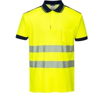 Светоотражающая рубашка-поло PORTWEST PW3 S/S T180YNRXXXL