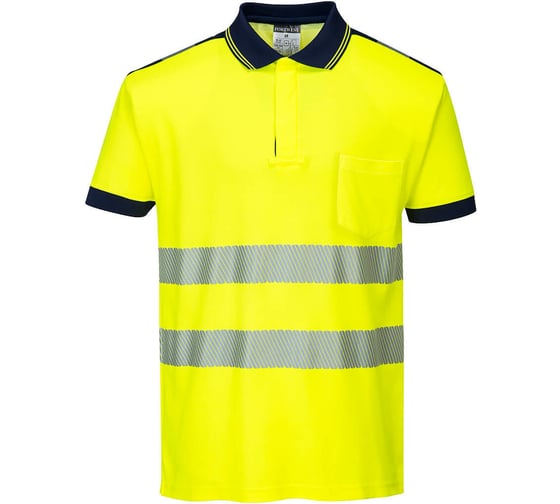 Светоотражающая рубашка-поло PORTWEST PW3 S/S T180YNRXXXL 1
