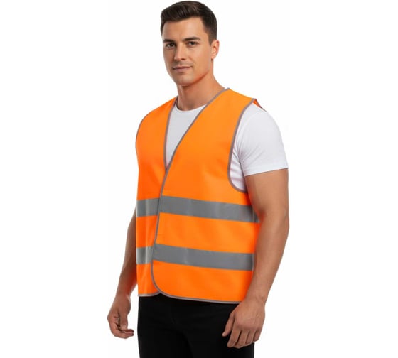 Сигнальный светоотражающий жилет Partex Стандарт оранжевый, размер 3XL, НФ-00002445 1