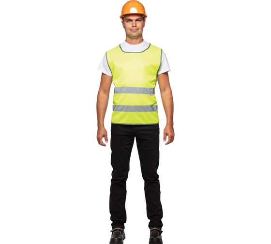 Сигнальный жилет ООО Комус Тип 5Т, лимонный, р. L-XL/48-54 202680