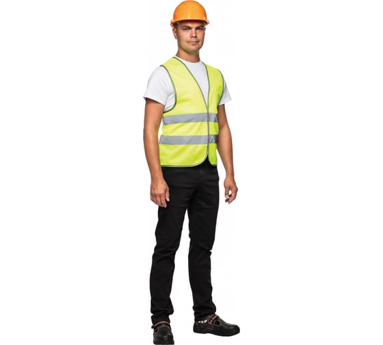 Сигнальный жилет ООО Комус Тип 1Е, лимонный, р. L-XL/48-54 364782
