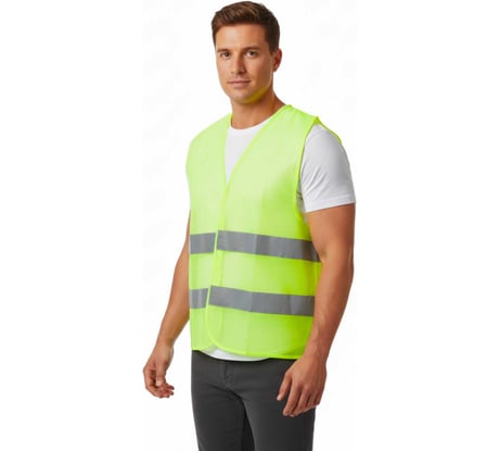 Сигнальный светоотражающий жилет Partex Эконом лимонный, 2 XL НФ-00002443-2XL