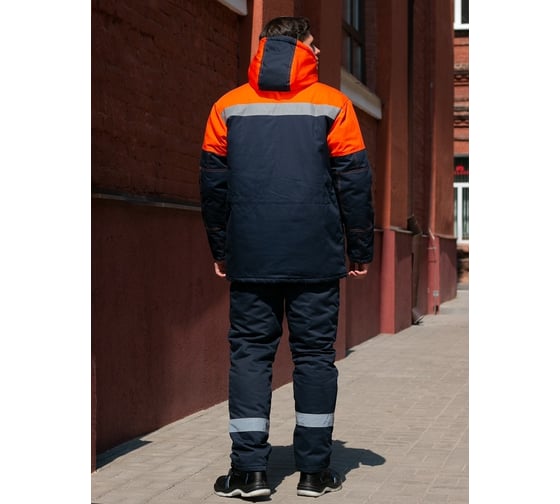 Утепленный костюм ООО ГУП Бисер Интер Orange синий/оранжевый, СВП, размер 48-50/170-176 4670132029499