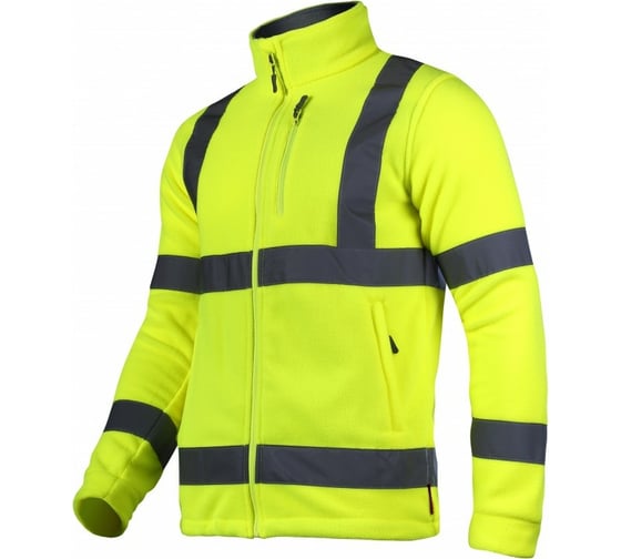 Флисовая сигнальная куртка LAHTI PRO желтая, р. 3XL L4010906 1