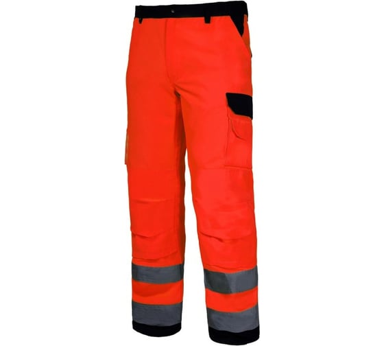 Сигнальные брюки LAHTI PRO Премиум, оранжевые, р. 2XL L4100505 1