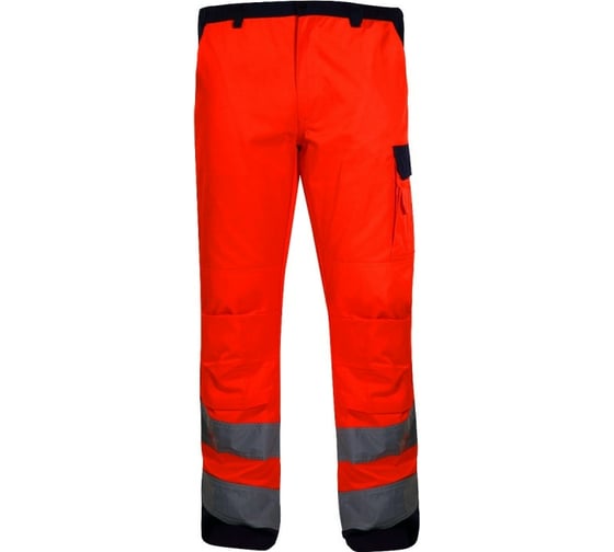 Сигнальные брюки LAHTI PRO Премиум, оранжевые, р. 2XL L4100505