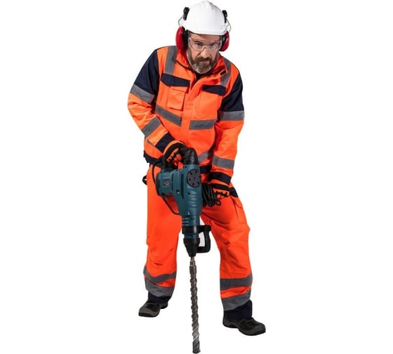 Сигнальные брюки LAHTI PRO Премиум, оранжевые, р. 2XL L4100505