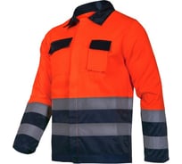 Сигнальная куртка LAHTI PRO хлопок/пэ, оранжевая, р. 2XL L4090905