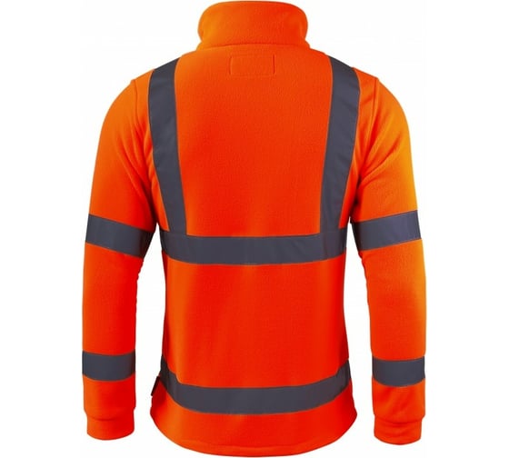 Флисовая сигнальная куртка LAHTI PRO оранжевая, р. 2XL L4011005