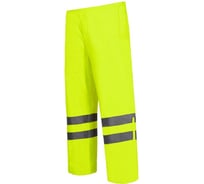 Сигнальные противодождевые брюки LAHTI PRO желтые, р. 2XL L4100805