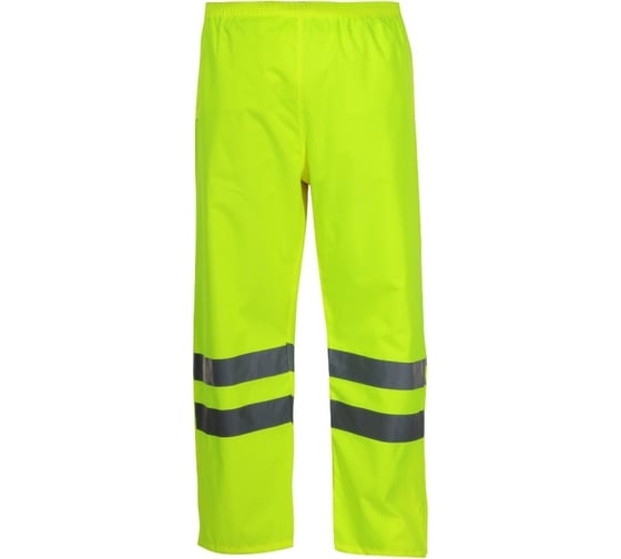 Сигнальные противодождевые брюки LAHTI PRO желтые, р. 2XL L4100805