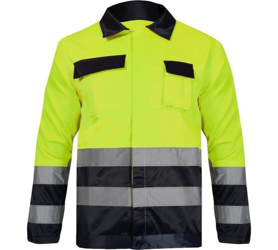 Сигнальная куртка LAHTI PRO хлопок/пэ, желтая, р. 3XL L4091006