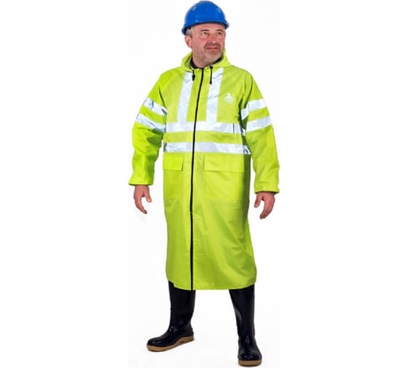 Влагозащитный плащ-дождевик с СОП БЕРТА, лимонный 800-64-66 рост 170-176