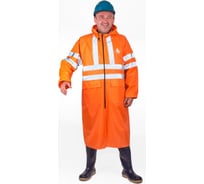 Влагозащитный плащ-дождевик с СОП БЕРТА, оранжевый 800-60-62 рост 182-188