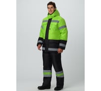 Зимний костюм с брюками ФАКЕЛ Дорожник, лимонный/черный, р.52-54, рост 158-164 87477670.013