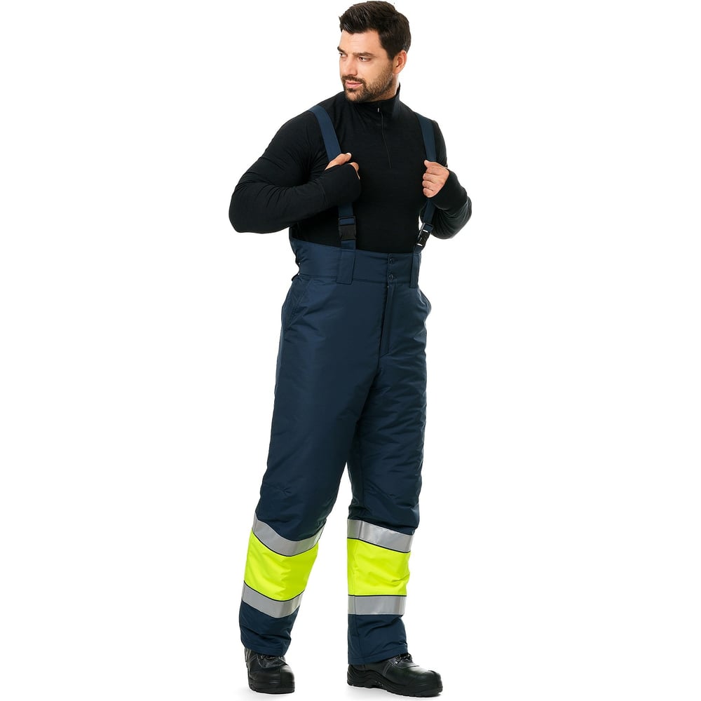 Зимние мужские сигнальные брюки Техноавиа Люмос, размер 104-108, рост ...