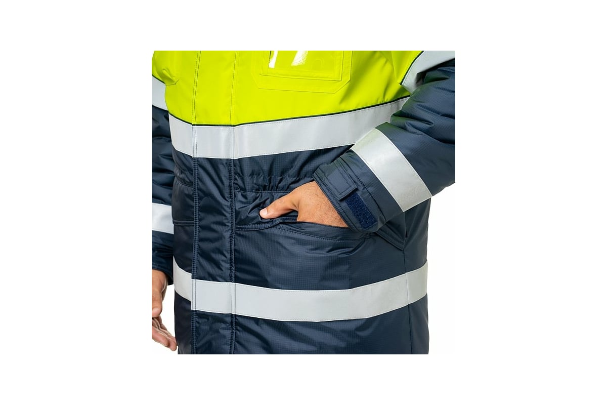 Мужская зимняя сигнальная куртка Техноавиа Люмос, размер 96-100, рост ...